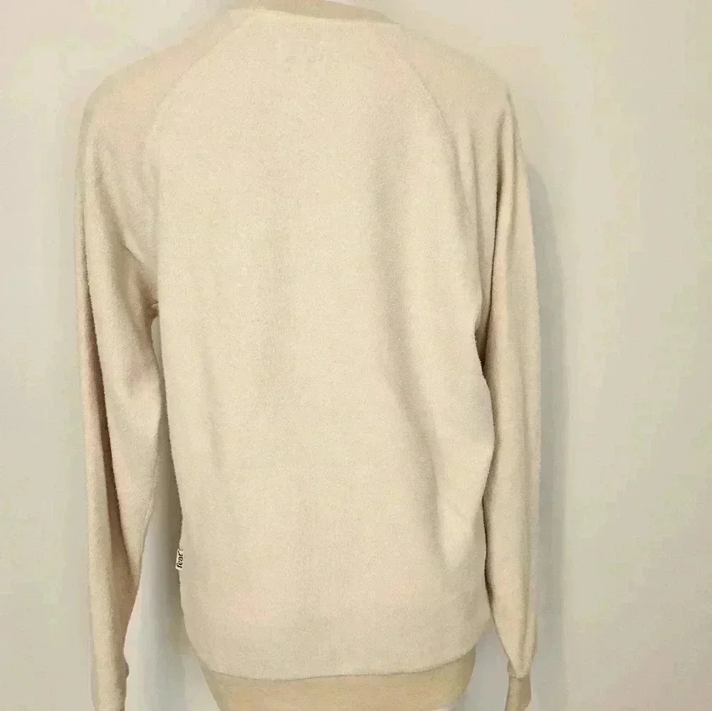 Feat Blanketblend Oatmeal Crew Neck Fleece Sweatshirt - Medium - Picture 5 of 9